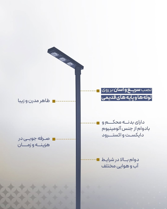 چراغ سرلوله لومینا