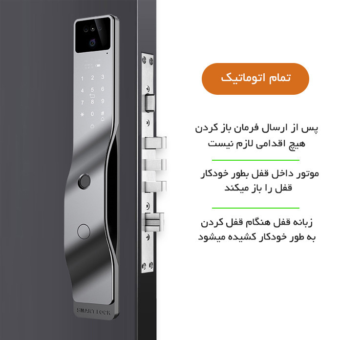 دستگیره هوشمند چیره مدل C7