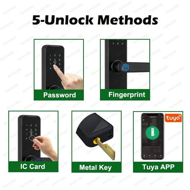 دستگیره و قفل هوشمند راست گرد مدل INTELLIGENT
